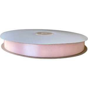 Κορδέλα σατέν ροζ ανοικτό 16mm 91,44m μονής όψης
