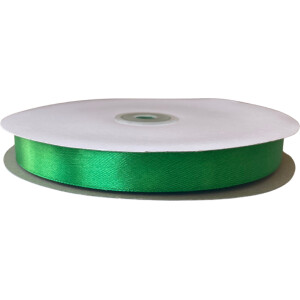 Κορδέλα σατέν πράσινο 16mm 91,44m μονής όψης