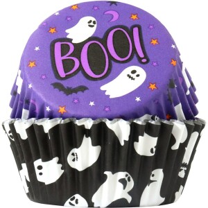 Θήκες cupcake Boo! Spooky Halloween 5cm 60τεμ PME