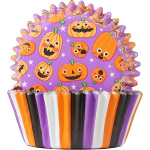 Θήκες cupcake Pumpkin Party Halloween 5cm 60τεμ PME