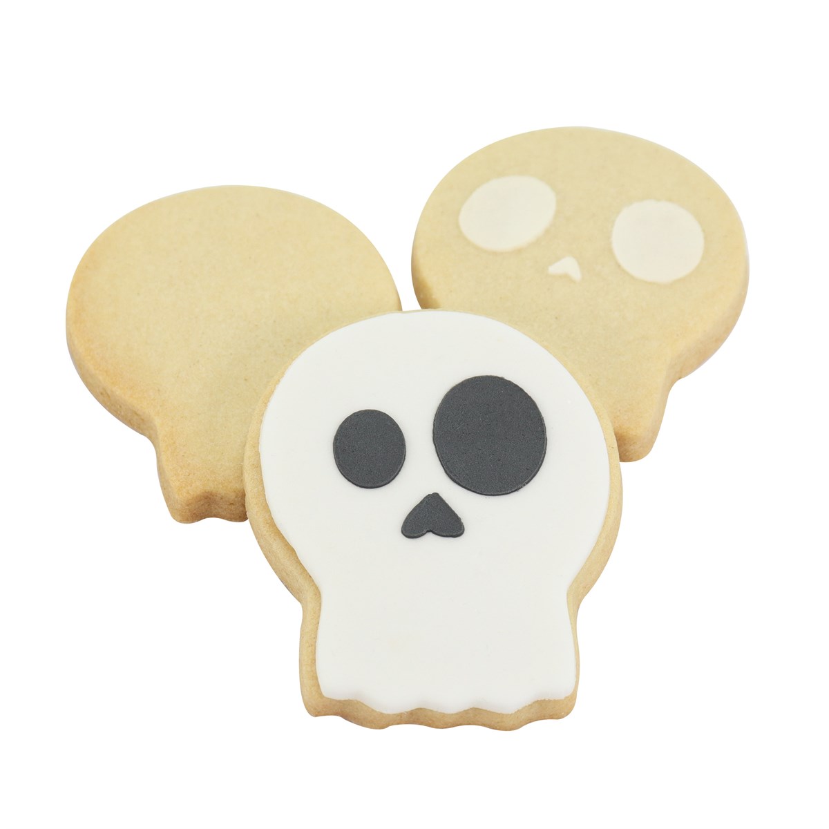 Κουπατ και στενσιλ halloween νεκροκεφαλή PME - Image 3