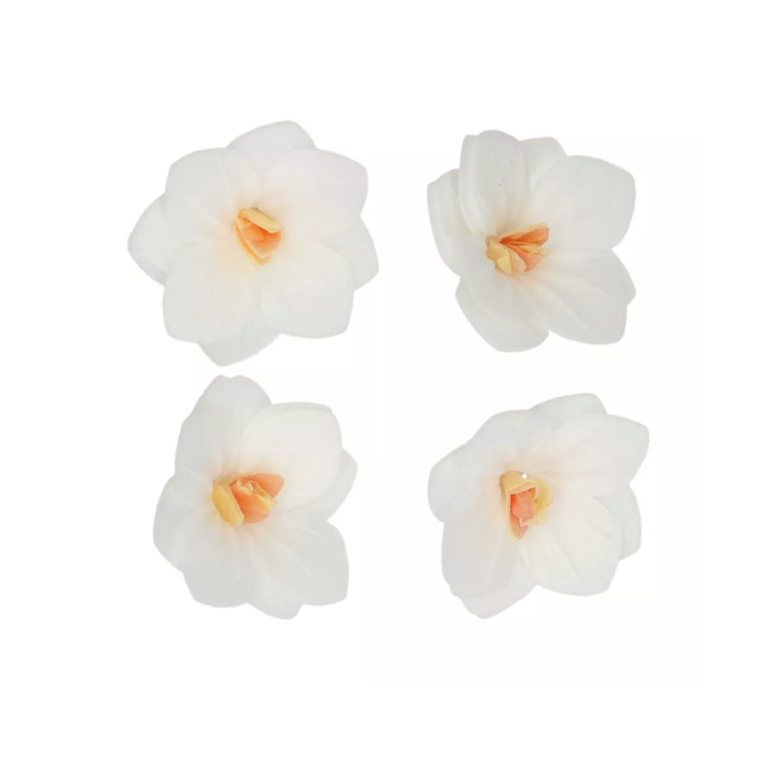 Ορτανσίες βάφλας hydrangea λευκές μικρές 18τεμ Funcakes - Image 2