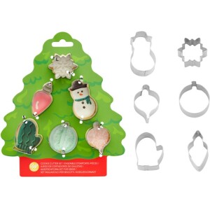 Κουπάτ Χριστουγεννιάτικα σετ 6τεμ Wilton (σε δέντρο)