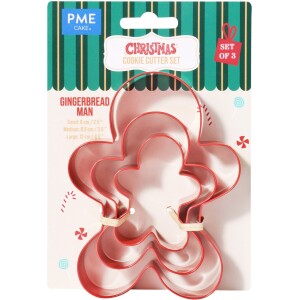 Κουπάτ ανθρωπάκια gingerbread 3τεμ PME