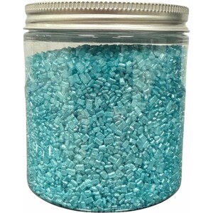 Ζάχαρη κρυσταλλική τυρκουάζ 220γρ Sweetbite