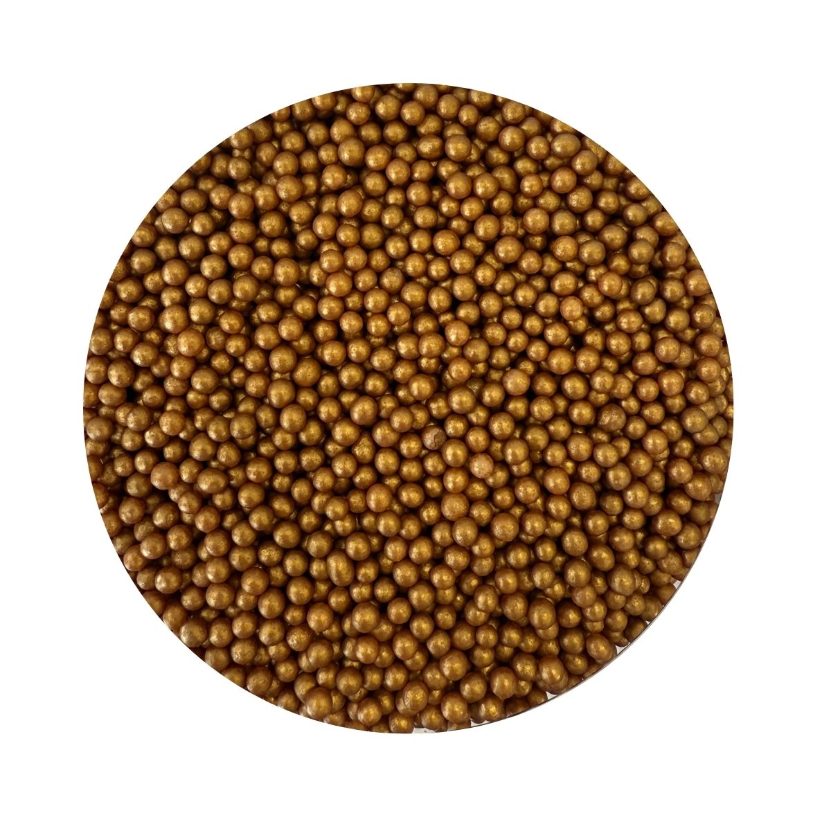 Πέρλες χρυσό σκούρο 4mm 220γρ Sweetbite - Image 2