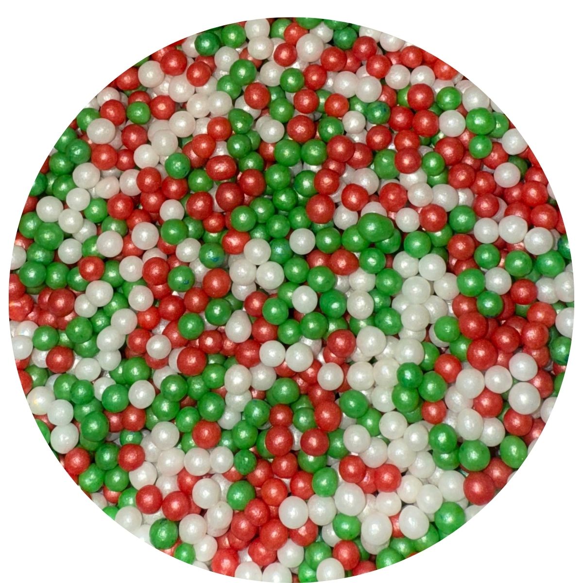 Πέρλες χριστουγεννιάτικες 4mm 220γρ Sweetbite - Image 2