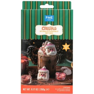 Βρώσιμο σετ για ζεστή σοκολάτα Puffy Santa PME