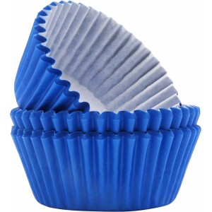 Θήκες cupcake μπλε 5cm 60τεμ PME