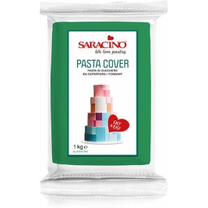 Ζαχαρόπαστα Saracino cover πράσινο 1 κιλό
