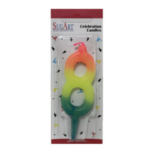 Κερί 8 τρίχρωμο Sugart