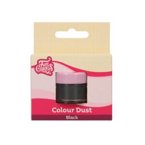Χρώμα ζαχαροπλαστικής σκόνη μαύρο 1,5ml Funcakes