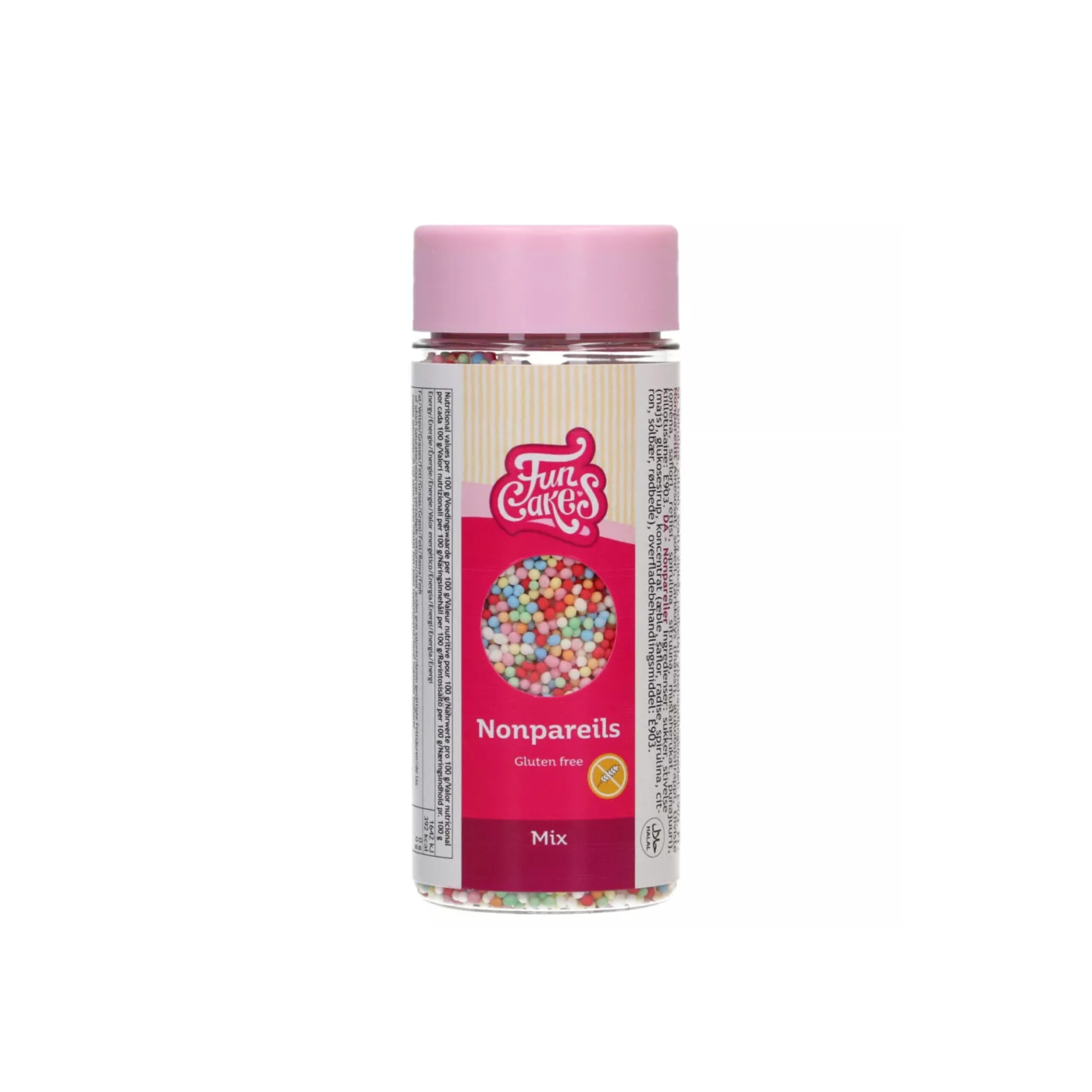 Κας κας πολύχρωμα χωρίς γλουτένη 80γρ Funcakes