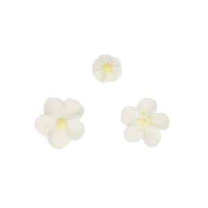 Alternative view of Λουλούδια μικρά λευκό κίτρινο 32τεμ Funcakes