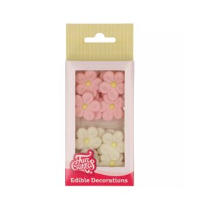 Μαργαρίτες λευκές ροζ 12τεμ Funcakes