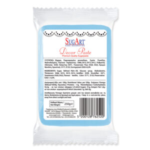 Ζαχαρόπαστα γαλάζιο 250γρ Sugart