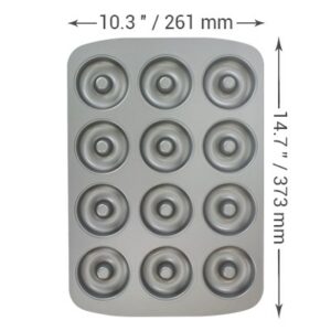 Ταψί για mini ντόνατ 12 θέσεων 37,3χ26cm PME