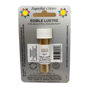 Χρώμα ζαχαροπλαστικής σκόνη χρυσό gold 2γρ Sugarflair