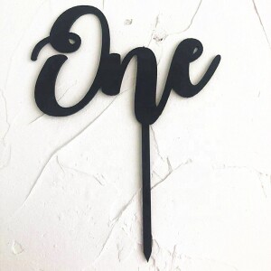 Topper one μαύρο 15cm