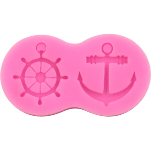 Alternative view of Καλούπι σιλικόνης άγκυρα και τιμόνι