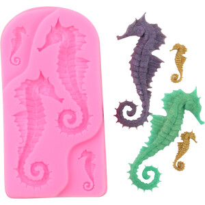 Καλούπι σιλικόνης ιππόκαμποι