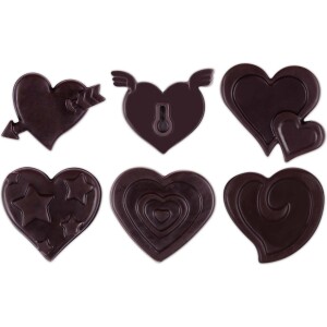 Alternative view of Καλούπι σιλικόνης καρδιές 22,5x12cm Staedter