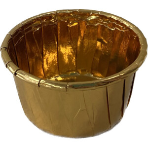 Alternative view of Θήκες cupcake σταθερές mini χρυσό 3,8cm 50τεμ