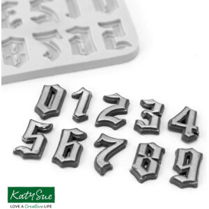 Alternative view of Καλούπι σιλικόνης αριθμοί Gothic Katy Sue