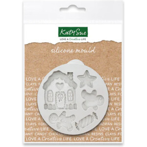 Καλούπι σιλικόνης gingerbread mini Katy Sue