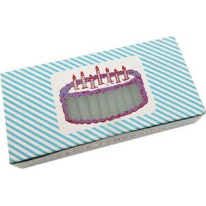 Κεριά twist λευκά 7cm 100τεμ