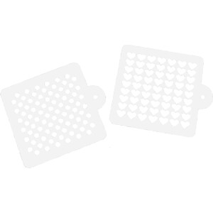 Alternative view of Στένσιλ πουά και καρδιές