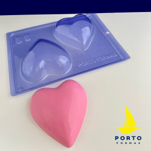 Alternative view of Καλούπι σοκολάτας καρδιές diamond 200γρ Porto Formas