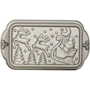 Ταψί Άγιος Βασίλης με έλκηθρο 27x15x5,8xm  Decora