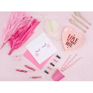 Alternative view of Χαρτοπετσέτες λευκές unicorn με ματάκια 33cm 20τεμ PartyDeco