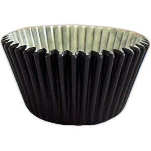 Θήκες cupcake μαύρο 5cm 180τεμ