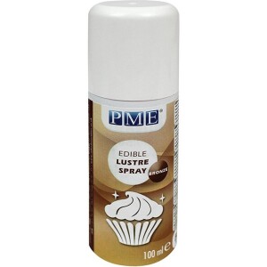 Σπρέυ ζαχαροπλαστικής μπρονζέ 100ml PME