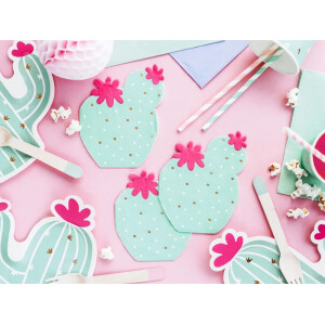 Alternative view of Χαρτοπετσέτες κάκτος 33cm 20τεμ PartyDeco