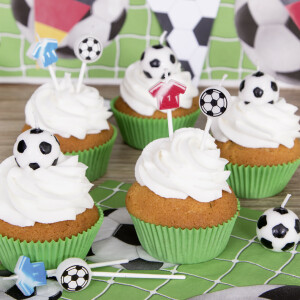 Κεριά μπάλες ποδοσφαίρου 2,5cm 6τεμ Part Deco