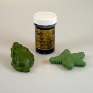 Χρώμα ζαχαροπλαστικής πάστα πράσινο spruce 25γρ Sugarflair