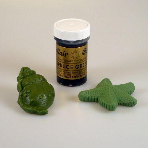 Χρώμα ζαχαροπλαστικής πάστα πράσινο spruce 25γρ Sugarflair
