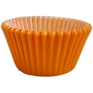 Θήκες cupcake πορτοκαλί 5cm 180τεμ