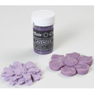 Χρώμα ζαχαροπλαστικής πάστα μωβ λιλά lavender 25γρ Sugarflair