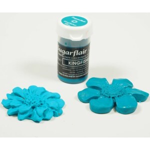 Χρώμα ζαχαροπλαστικής πάστα γαλάζιο kingfisher blue 25γρ Sugarflair