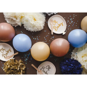 Alternative view of Πιάτα χάρτινα μπαλόνι Oh baby 17,5x22,0cm 6τεμ PartyDeco