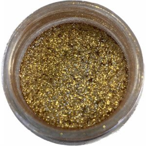 Alternative view of Glitter ζαχαροπλαστικής χρυσό shimmer 5γρ Sweetbite