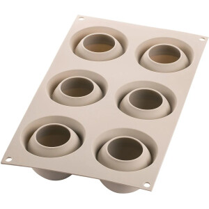 Φόρμα σιλικόνης φρούτο 6x118ml Silikomart