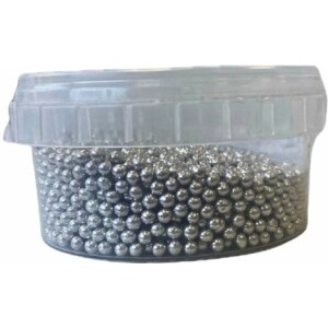 Alternative view of Πέρλες ασημί 3mm 40 γρ Sweetbite