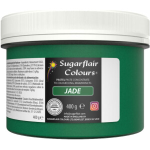 Χρώμα ζαχαροπλαστικής πάστα βεραμάν jade 400γρ Sugarflair