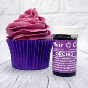 Χρώμα ζαχαροπλαστικής πάστα μωβ λιλά orchid 25γρ Sugarflair