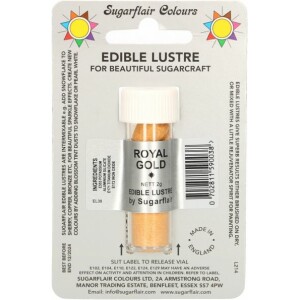 Χρώμα ζαχαροπλαστικής σκόνη χρυσό royal 2γρ Sugarflair